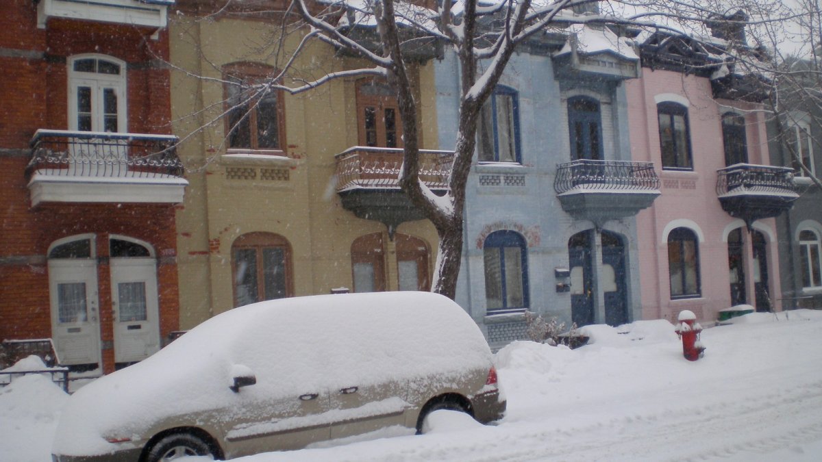 Les plex du Plateau, typiques de Montréal, se partagent souvent entre propriétaire occupant et locataires (photo Tetro Smog, CC BY-SA 3.0)