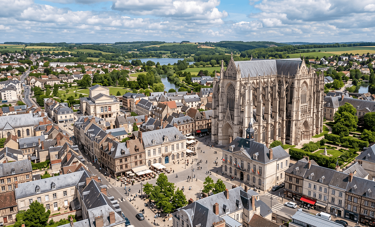 Illustration de l'article : S'installer à Beauvais la cité picarde