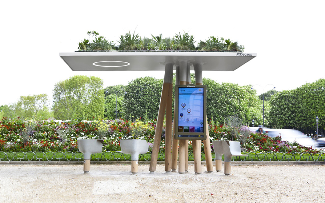 Mobilier urbain connecté