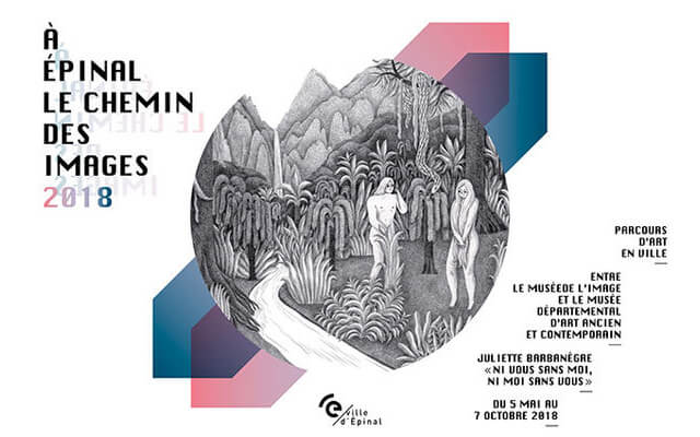 Chemin des images à Epinal