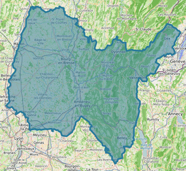 Note globale de satisfaction du département Ain