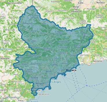 Note globale de satisfaction du département Alpes-Maritimes