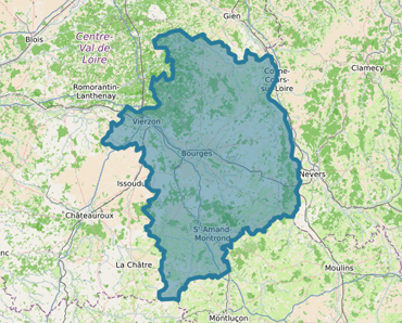 Note globale de satisfaction du département Cher
