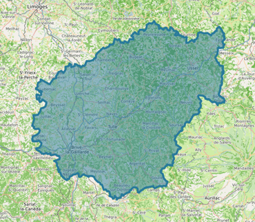 Note globale de satisfaction du département Corrèze