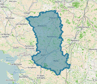 Note globale de satisfaction du département Deux-Sèvres