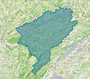 Note globale de satisfaction du département Doubs