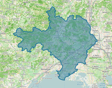 Note globale de satisfaction du département Gard