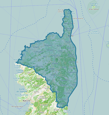 Note globale de satisfaction du département Haute-corse
