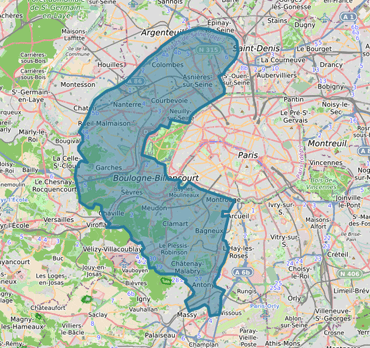 Note globale de satisfaction du département Hauts-de-Seine