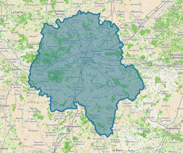 Note globale de satisfaction du département Indre-et-Loire