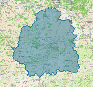 Note globale de satisfaction du département Indre