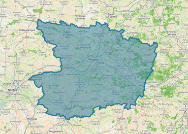 Note globale de satisfaction du département Maine-et-Loire