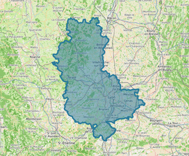 Note globale de satisfaction du département Rhône