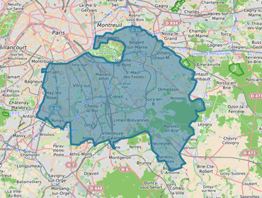 Note globale de satisfaction du département Val-de-Marne