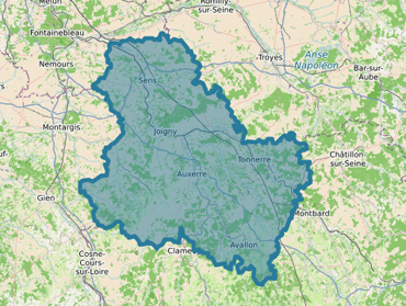 Note globale de satisfaction du département Yonne