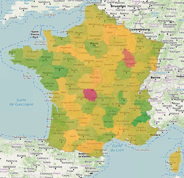 Offre sport et loisirs par département