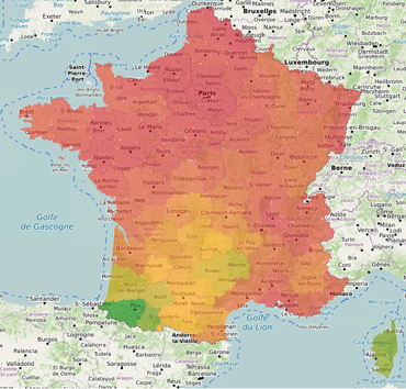 Vote Jean Lassalle par département