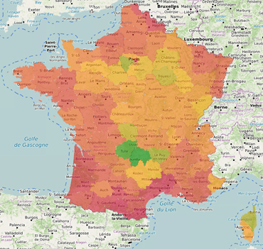 Vote Valérie Pécresse par département