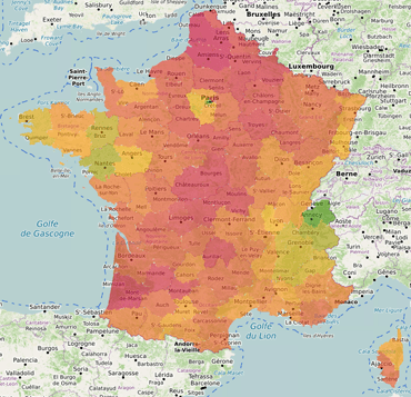 Résultats Yannick Jadot par département