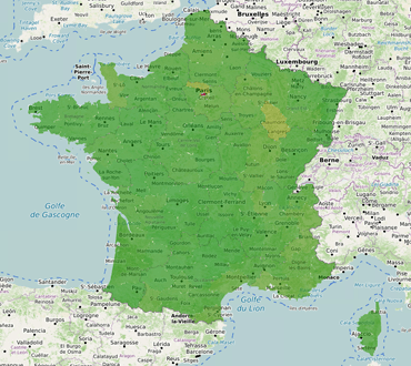 Nombre de vols par département