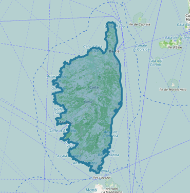 Note globale de satisfaction de la région Corse