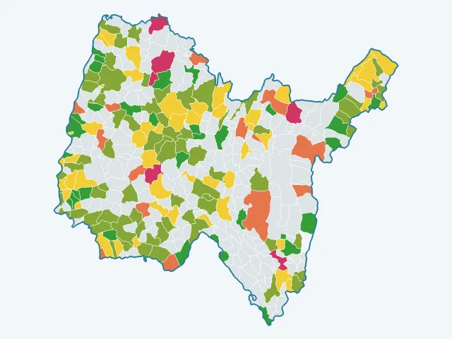 Carte de l'éducation et de la culture dans l'Ain (01)