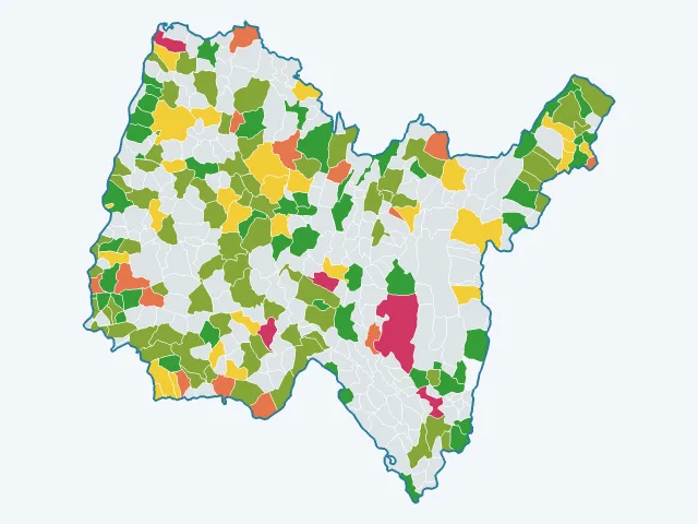 Carte de l'environnement dans l'Ain (01)
