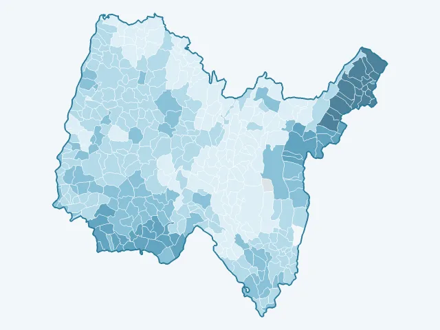 Carte des loyers dans l'Ain (01)
