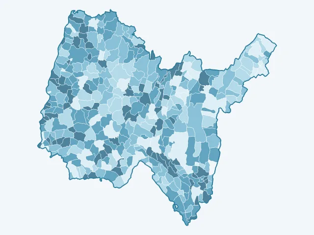 Carte des propriétaires dans l'Ain (01)