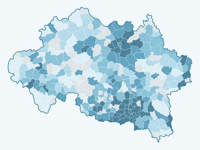 Carte des prix de l'immobilier dans l'Allier (03)