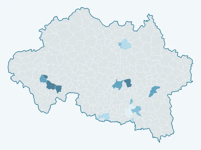 Carte du rendement locatif dans l'Allier (03)