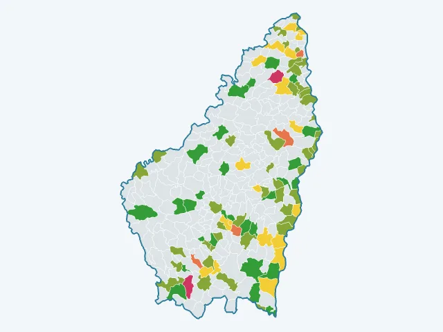 Carte de l'environnement dans l'Ardèche (07)