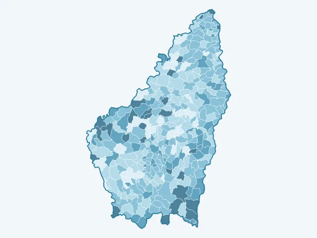 Carte du vote Éric Zemmour dans l'Ardèche (07)