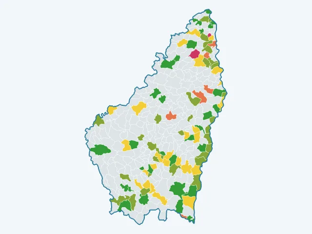 Carte du sentiment de sécurité dans l'Ardèche (07)