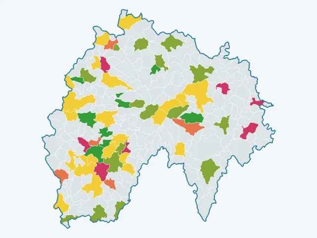 Carte des sports et loisirs dans le Cantal (15)