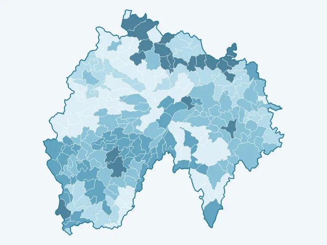 Carte des loyers dans le Cantal (15)