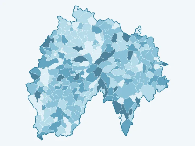 Carte du vote Éric Zemmour dans le Cantal (15)