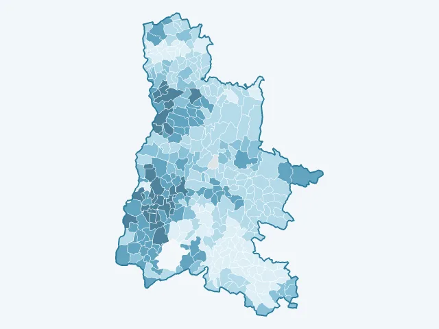 Carte des loyers dans la Drôme (26)