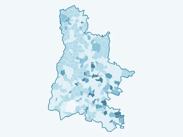 Carte du vote Anne Hidalgo dans la Drôme (26)