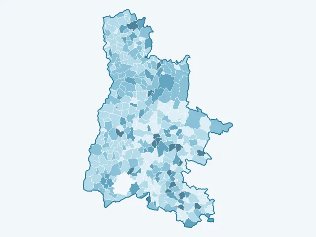 Carte du vote Valérie Pécresse dans la Drôme (26)