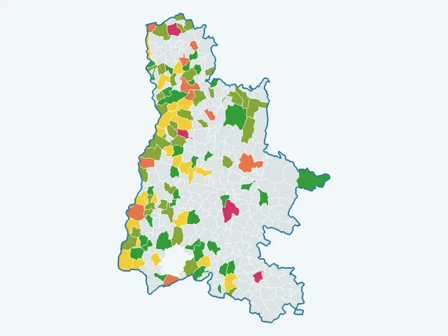 Carte du sentiment de sécurité dans la Drôme (26)