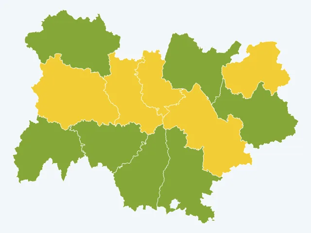 Carte de l'environnement en Auvergne-Rhône-Alpes