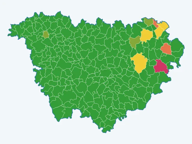 Carte des cambriolages dans la Haute-Loire (43)
