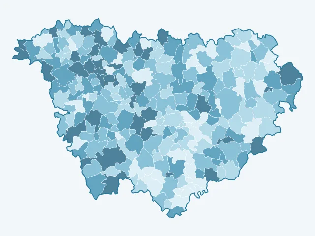 Carte des logements vacants dans la Haute-Loire (43)