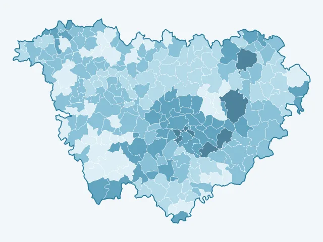 Carte des loyers dans la Haute-Loire (43)