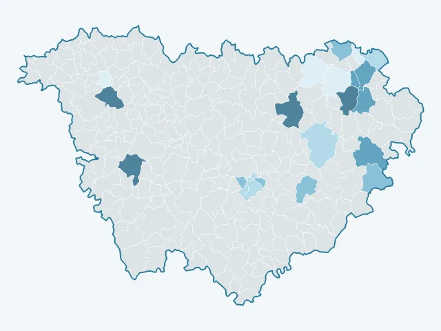 Carte du rendement locatif dans la Haute-Loire (43)