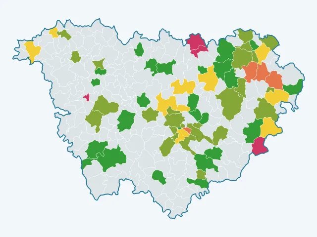 Carte du sentiment de sécurité dans la Haute-Loire (43)
