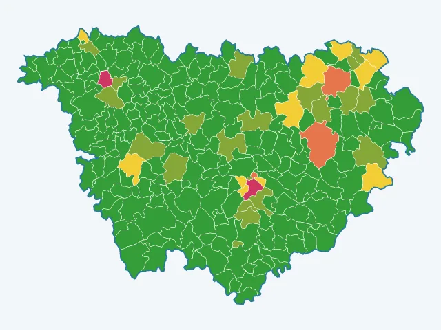 Carte des vols et dégradations dans la Haute-Loire (43)