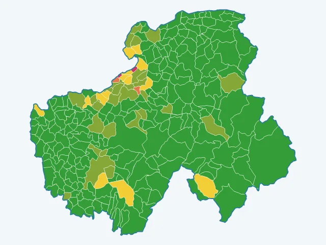 Carte des cambriolages dans la Haute-Savoie (74)