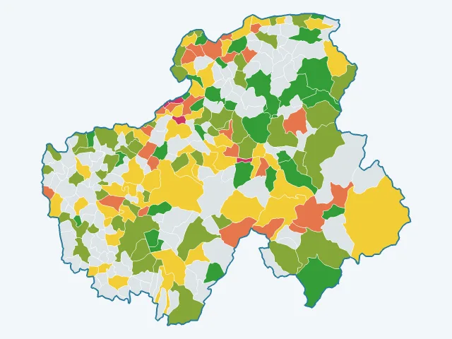 Carte de l'environnement dans la Haute-Savoie (74)